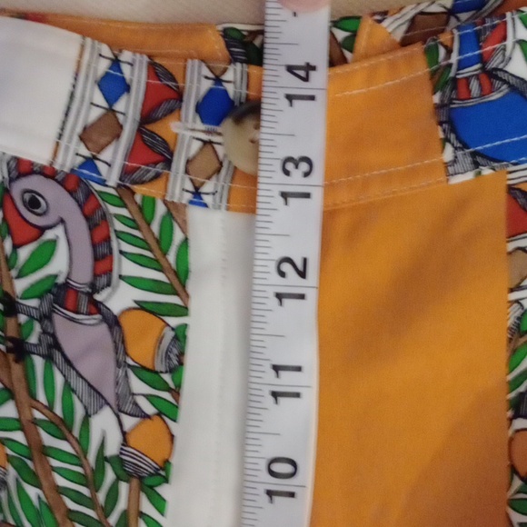 BNWOT Tory Burch Printed Silk pants  In Something Wild Stripe size 10 - Picture 6 of 12